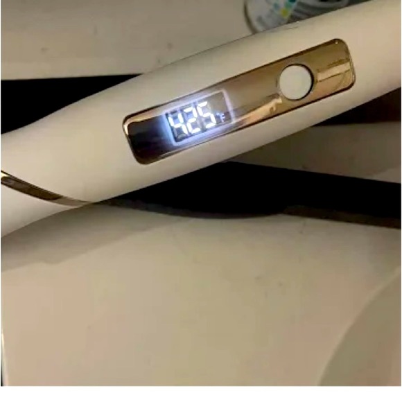 CURLING IRON KRISTIN ESS WAND HAIR TOOL SOFT WAVE 1 1/4” DIGITAL NEW GOLD PIVOTI - Picture 6 of 13